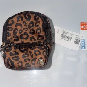 Leopard Print nano backpack
